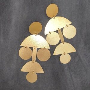 Annie Costello Brown Pom Pom Gold minis